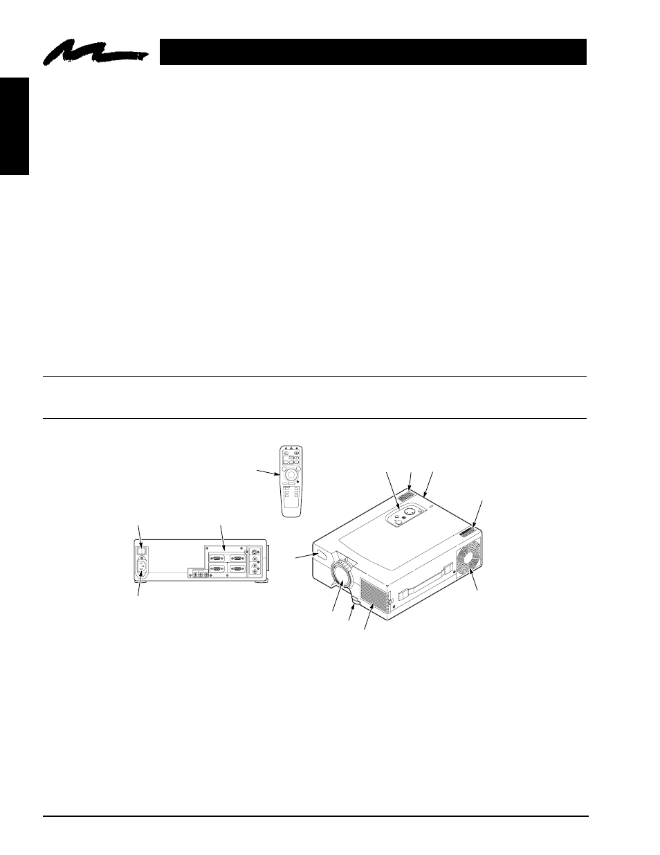 Section 2: product description, 1 machine characteristics, 2 part identification list | English | 3M MP8725 User Manual | Page 6 / 33