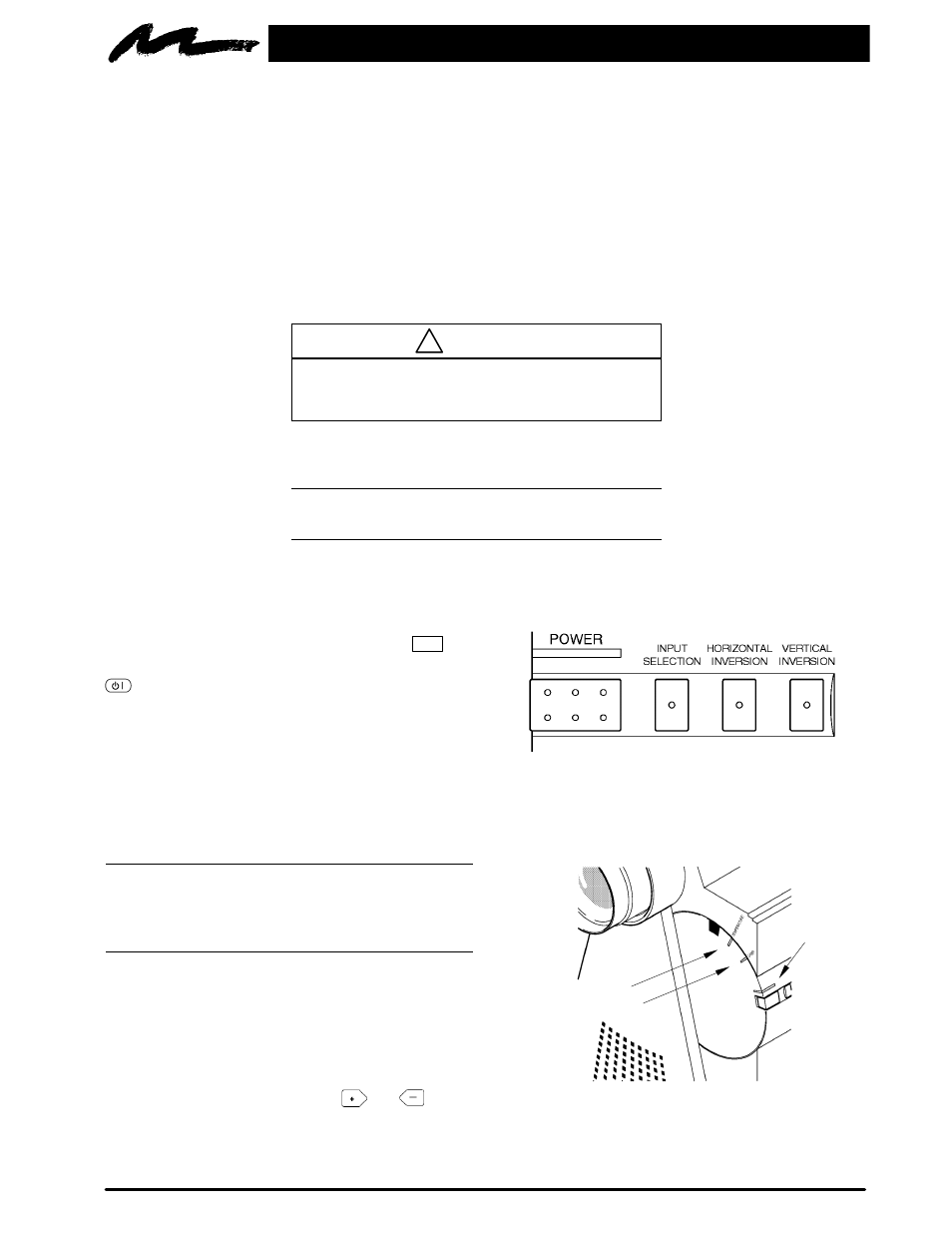 Operating the projector, 1. turning on the projector, Caution | 3M MP8650 User Manual | Page 15 / 32