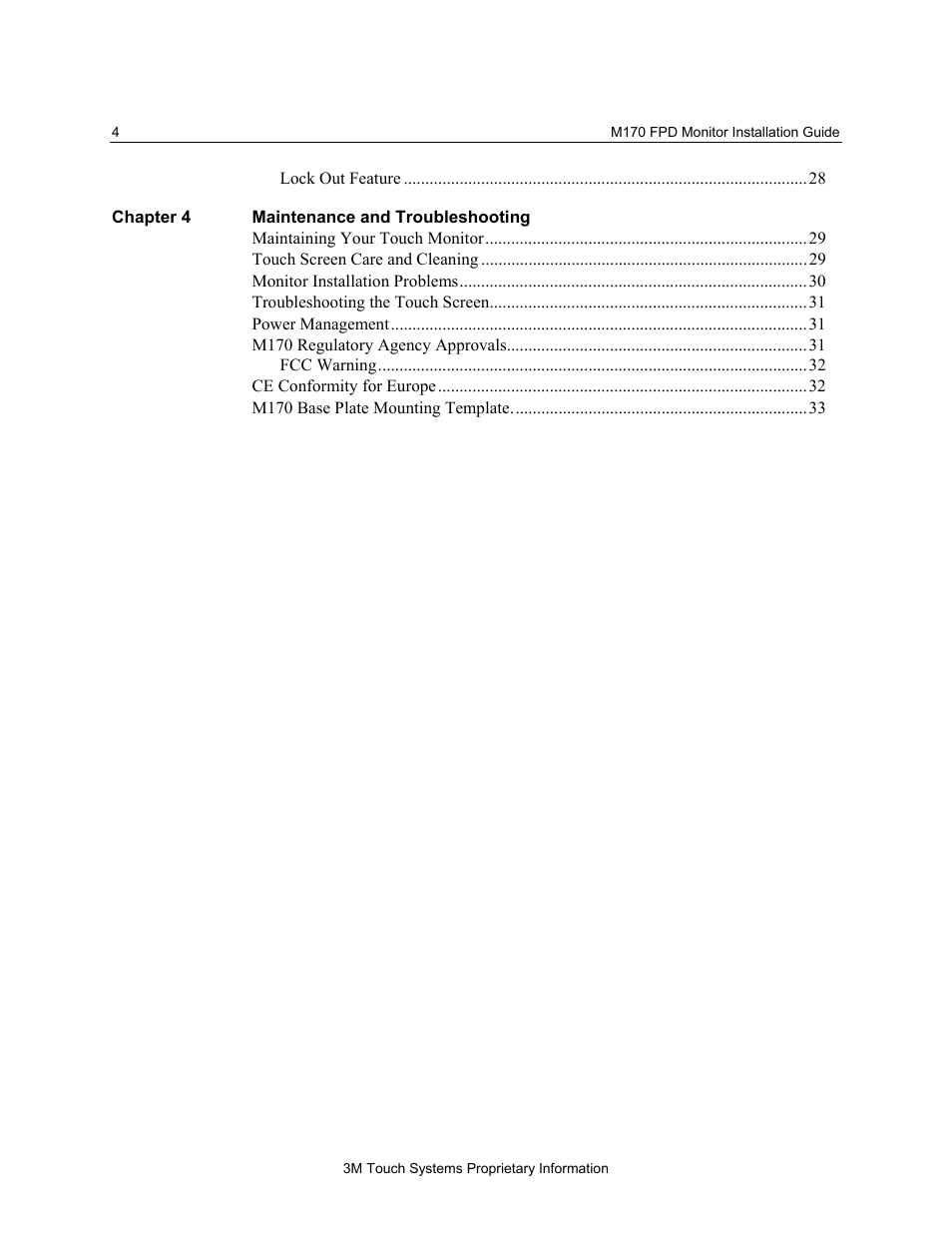 3M M170 User Manual | Page 4 / 33