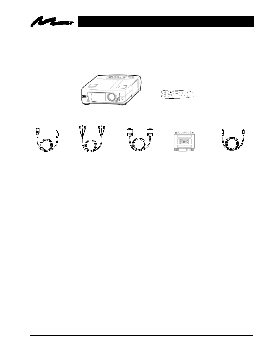 1 contents of shipping box, 4 what next, 2 optional accessories | 3 keep your packaging materials | 3M MP8640 User Manual | Page 5 / 28