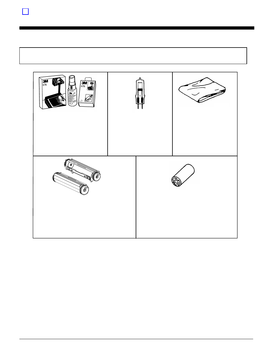 Accessories, Main menu | 3M 1700 User Manual | Page 8 / 9