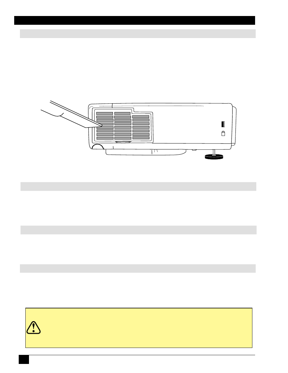 Section 5: maintenance, Cleaning the air filter, Caution | 3M MP8746 User Manual | Page 24 / 44