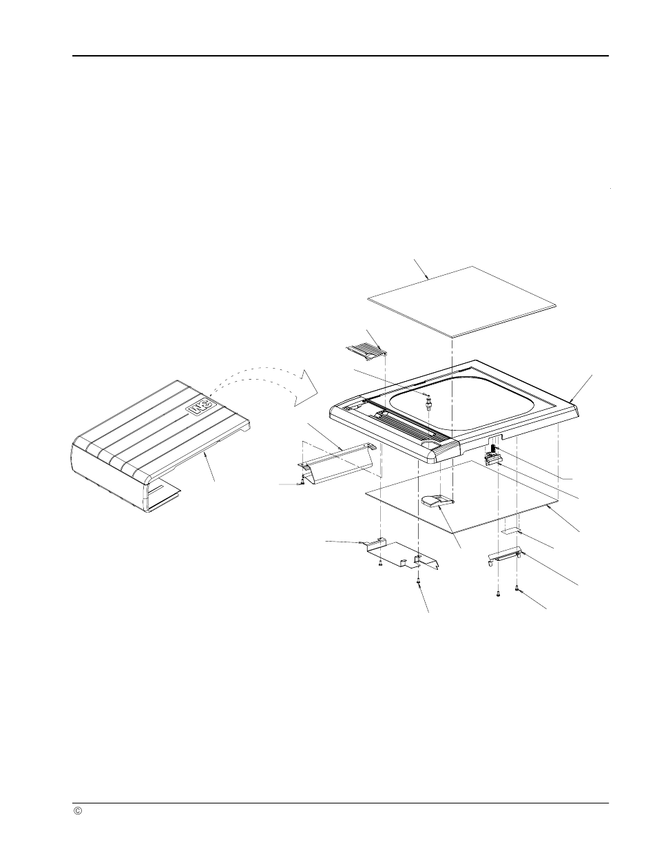 Section 4 top cover and travel cover | 3M 9600 User Manual | Page 14 / 28