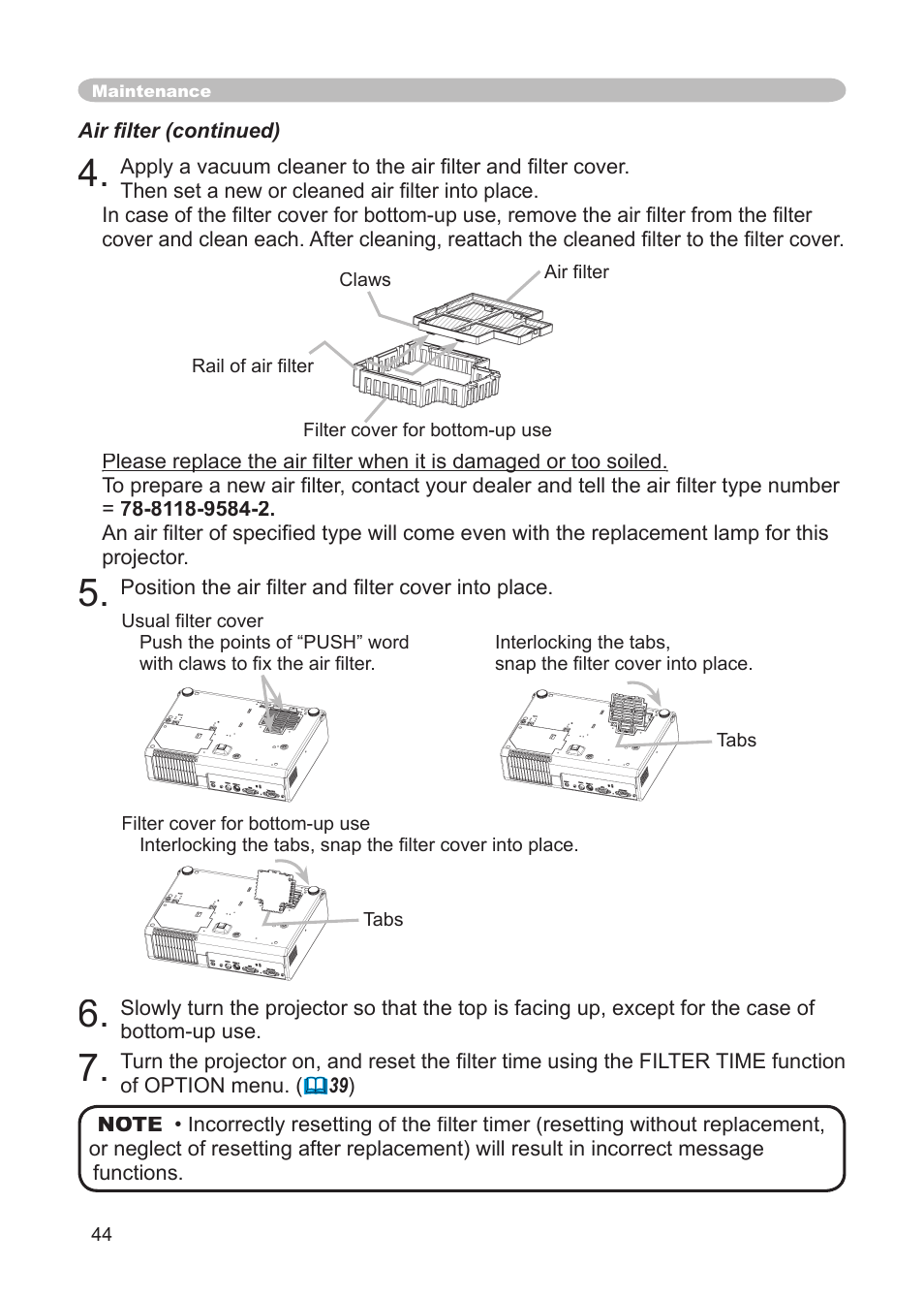 3M S15 User Manual | Page 44 / 55