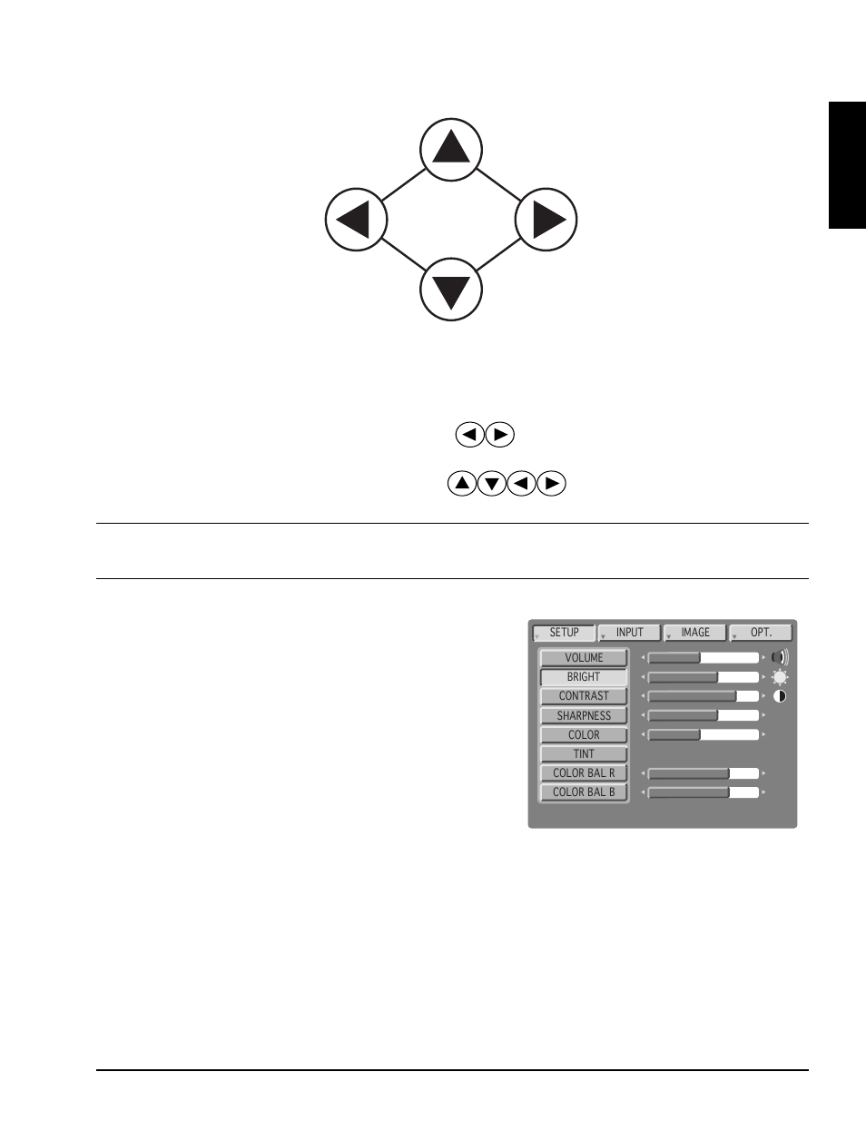 6 menu navigation, Menu, Factory default setting | 3M MP8670 User Manual | Page 16 / 38