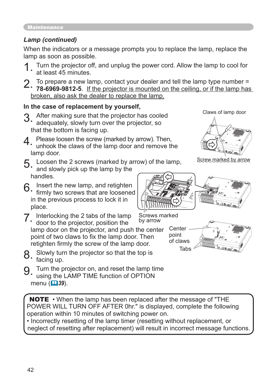 3M Digital Projector X15 User Manual | Page 42 / 55