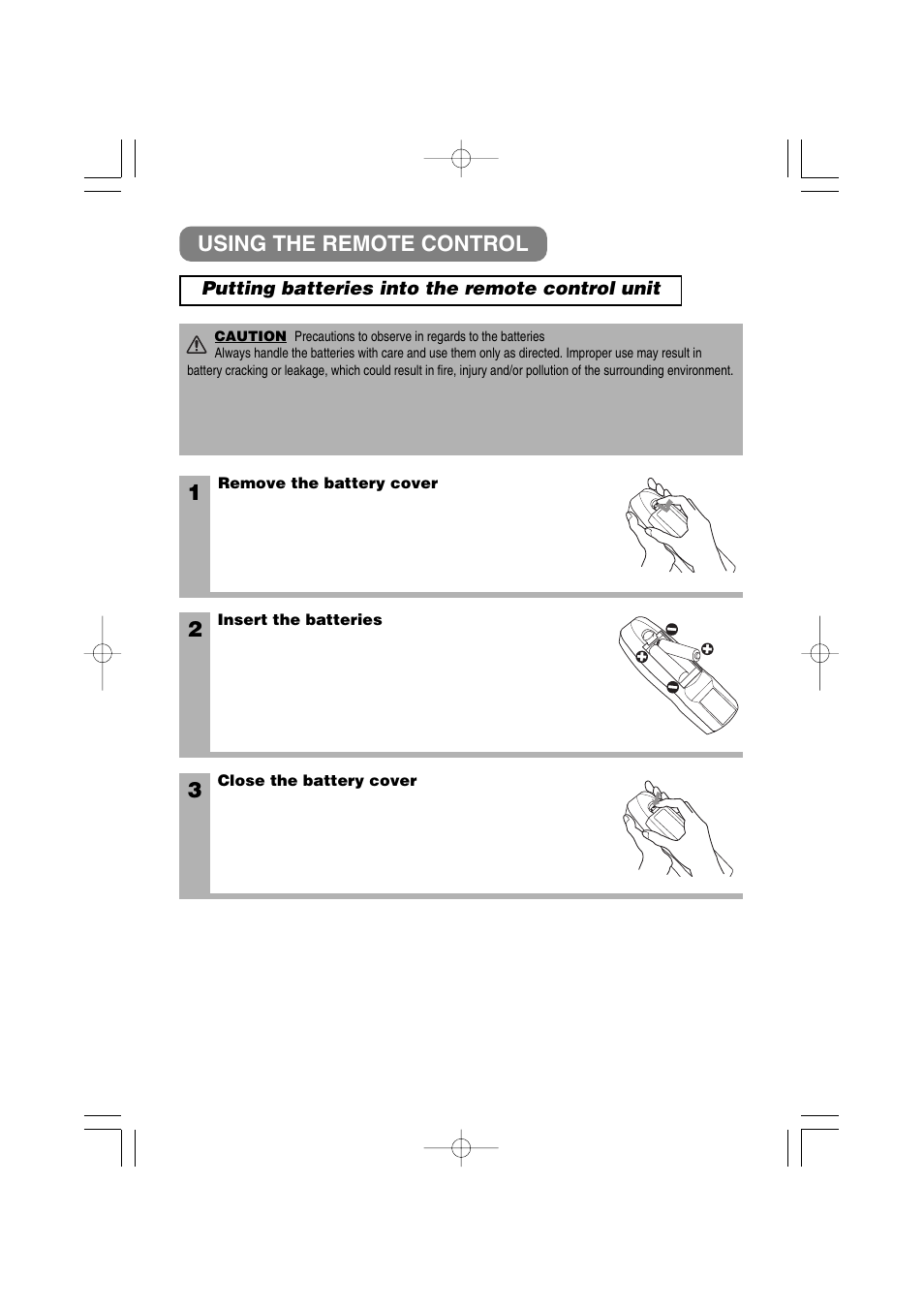 23 using the remote control | 3M MP8790CN User Manual | Page 14 / 44