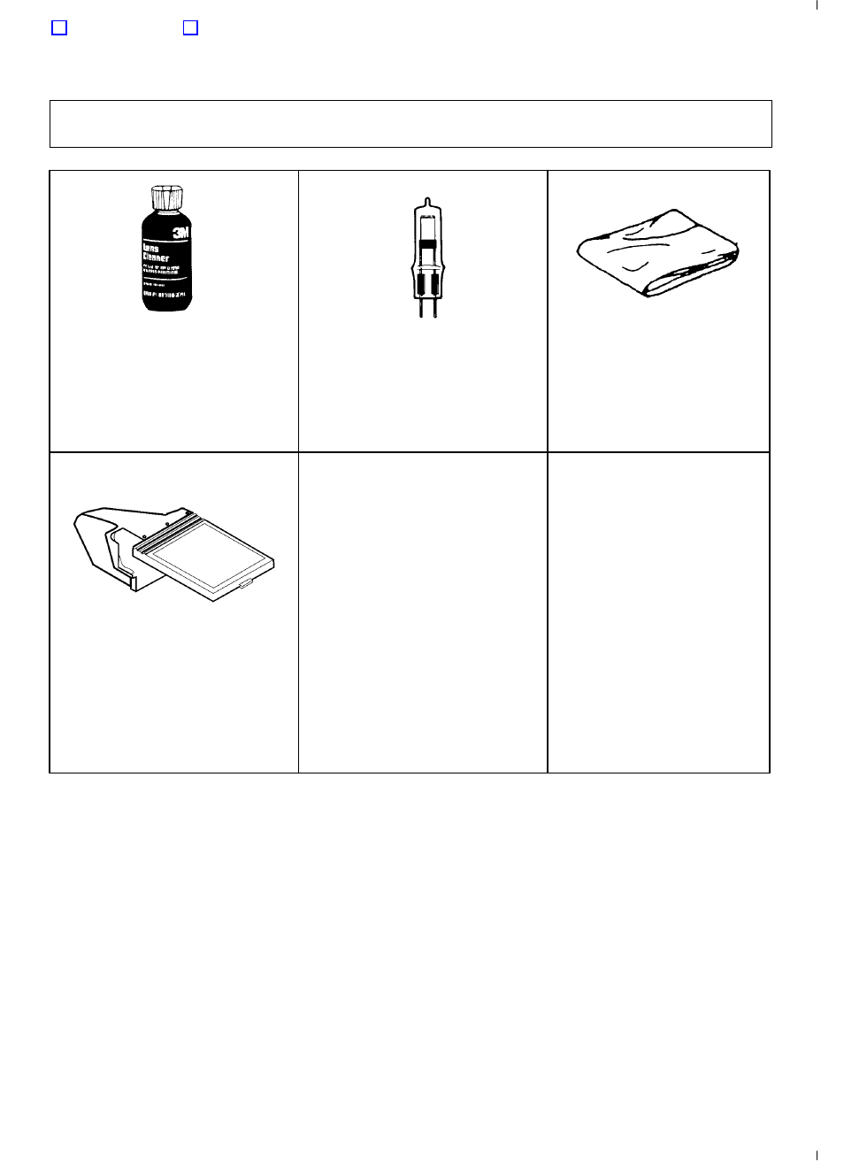 Accessories | 3M 9800 User Manual | Page 14 / 15