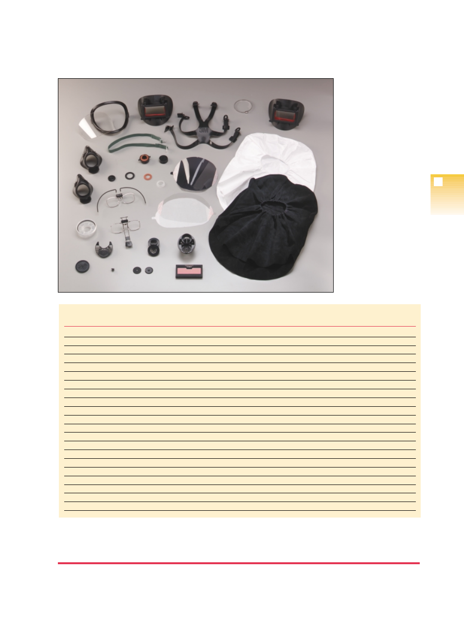 Replacement parts respirators, 7000 series, C123 | 3M 7000 Series User Manual | Page 10 / 11