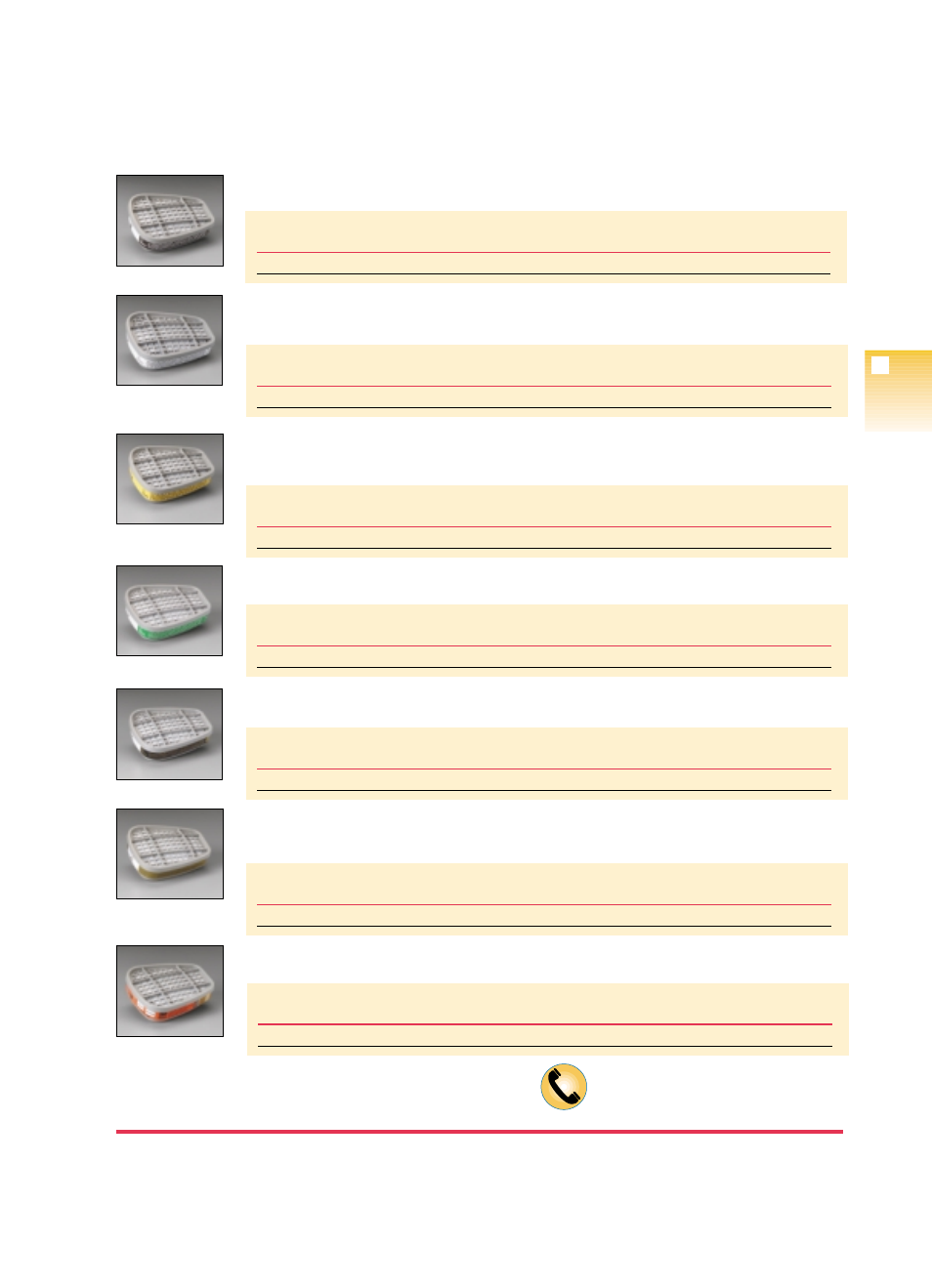 Respirators, 7000 series, C119 | 3M 7000 Series User Manual | Page 6 / 11