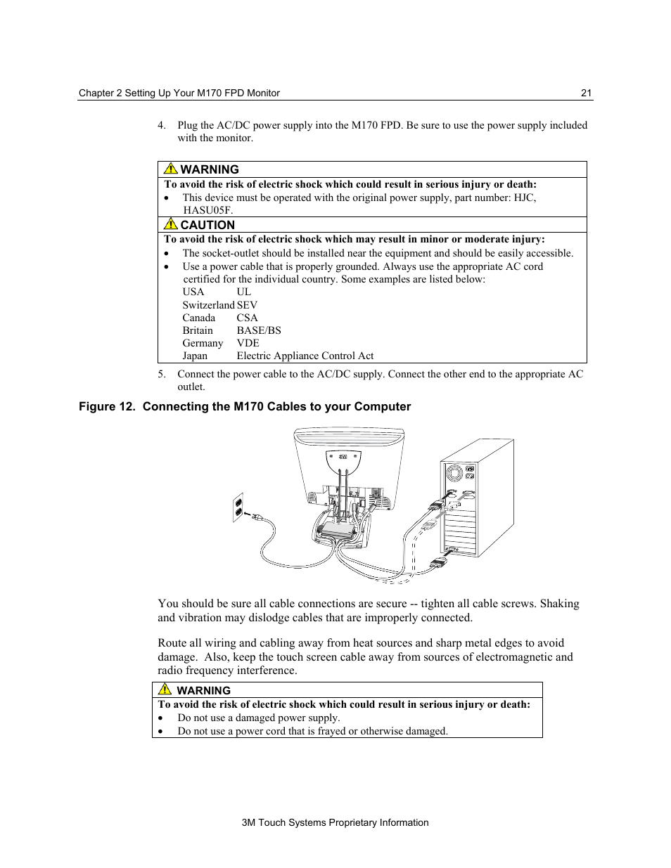 3M MicroTouch M170 User Manual | Page 21 / 33