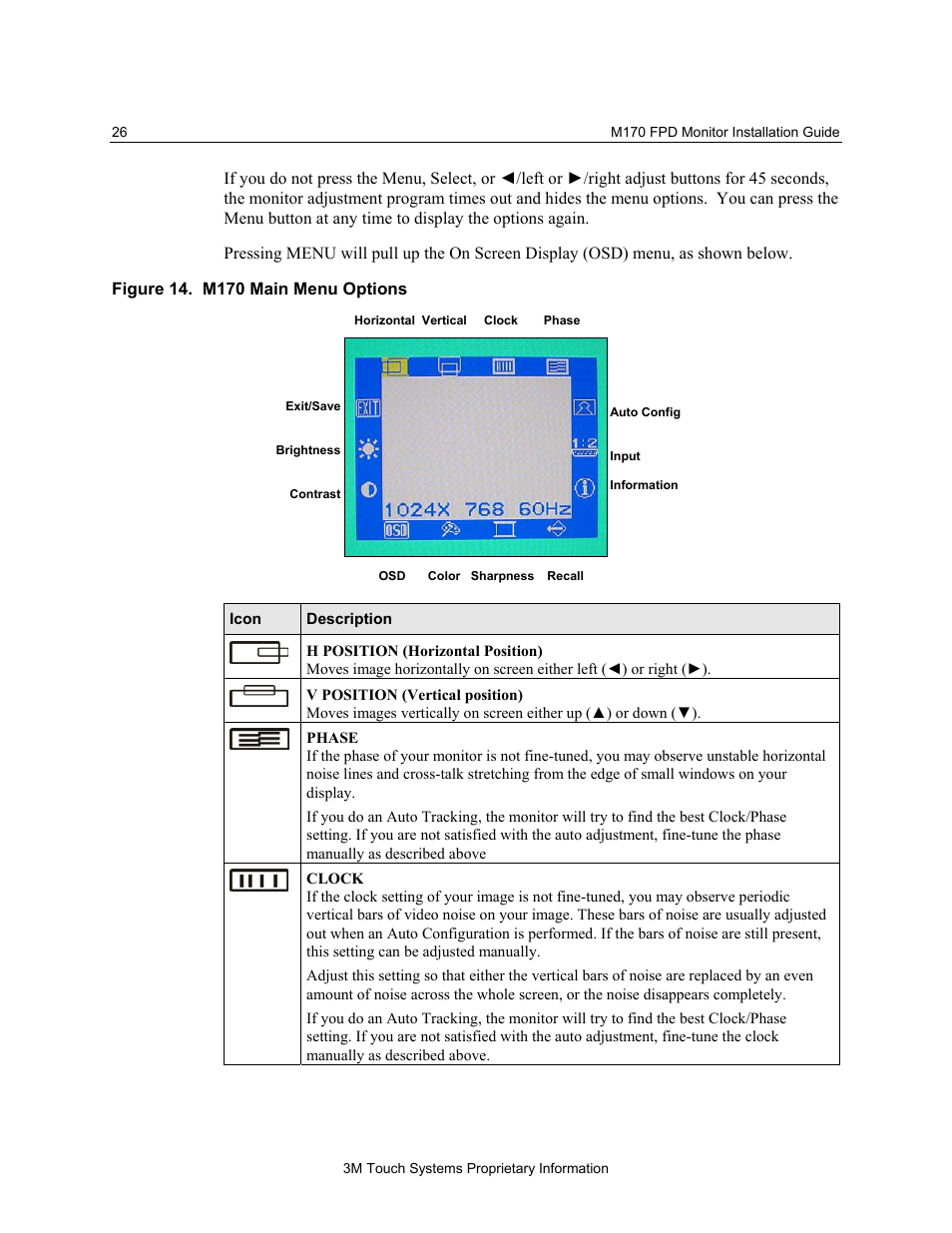 3M MicroTouch M170 User Manual | Page 26 / 33