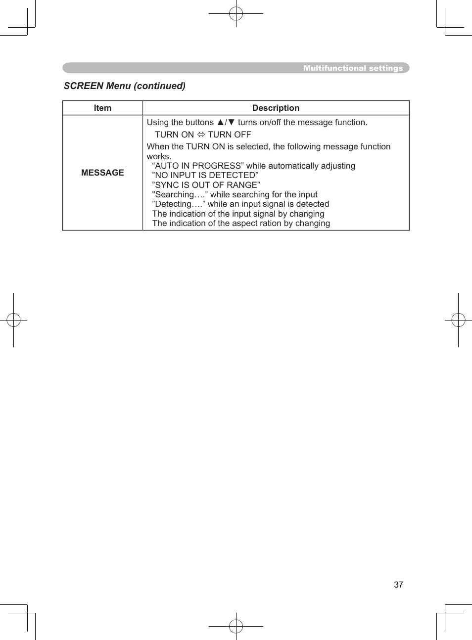 3M X75 User Manual | Page 37 / 57