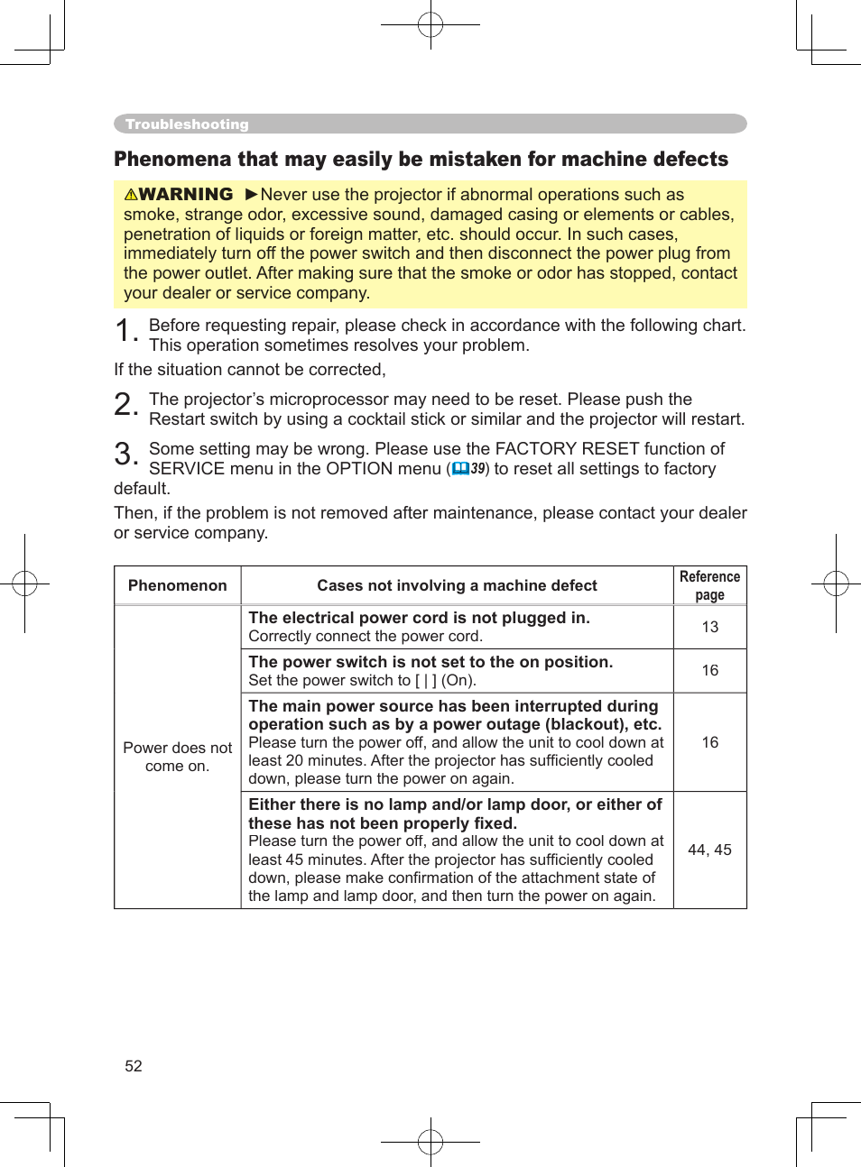 3M X75 User Manual | Page 52 / 57