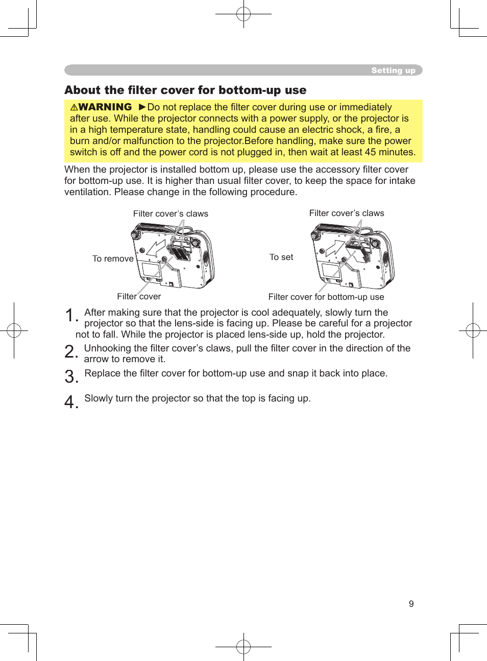 3M X75 User Manual | Page 9 / 57