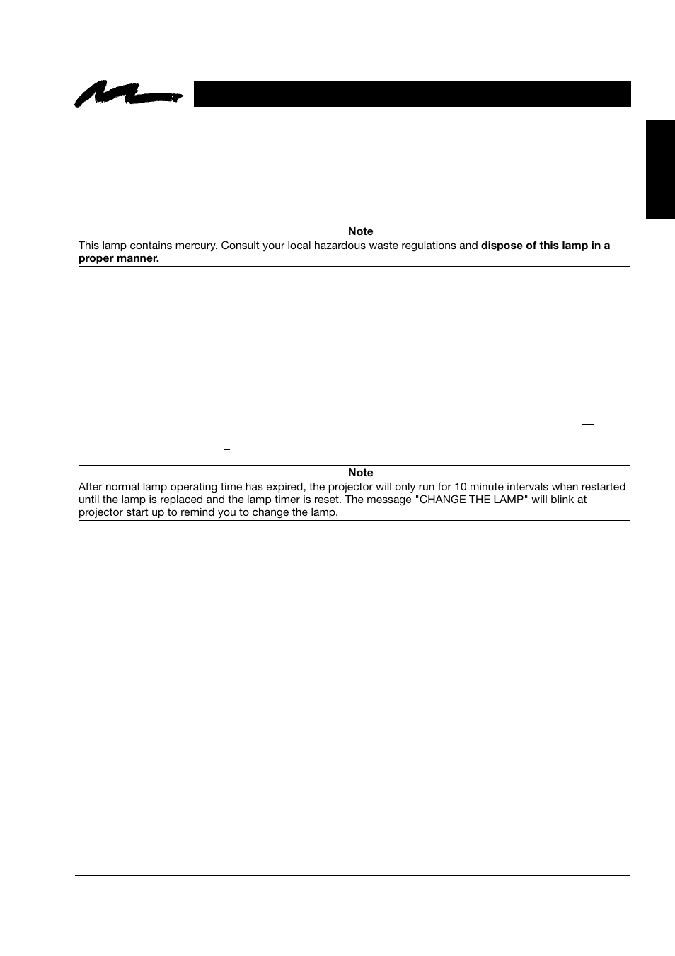 1 lamp, 2 display lamp operation hours, 3 reset lamp hours | 3M MP8745 User Manual | Page 22 / 39