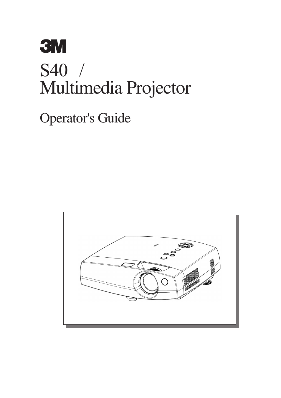 3M S40C User Manual | 40 pages