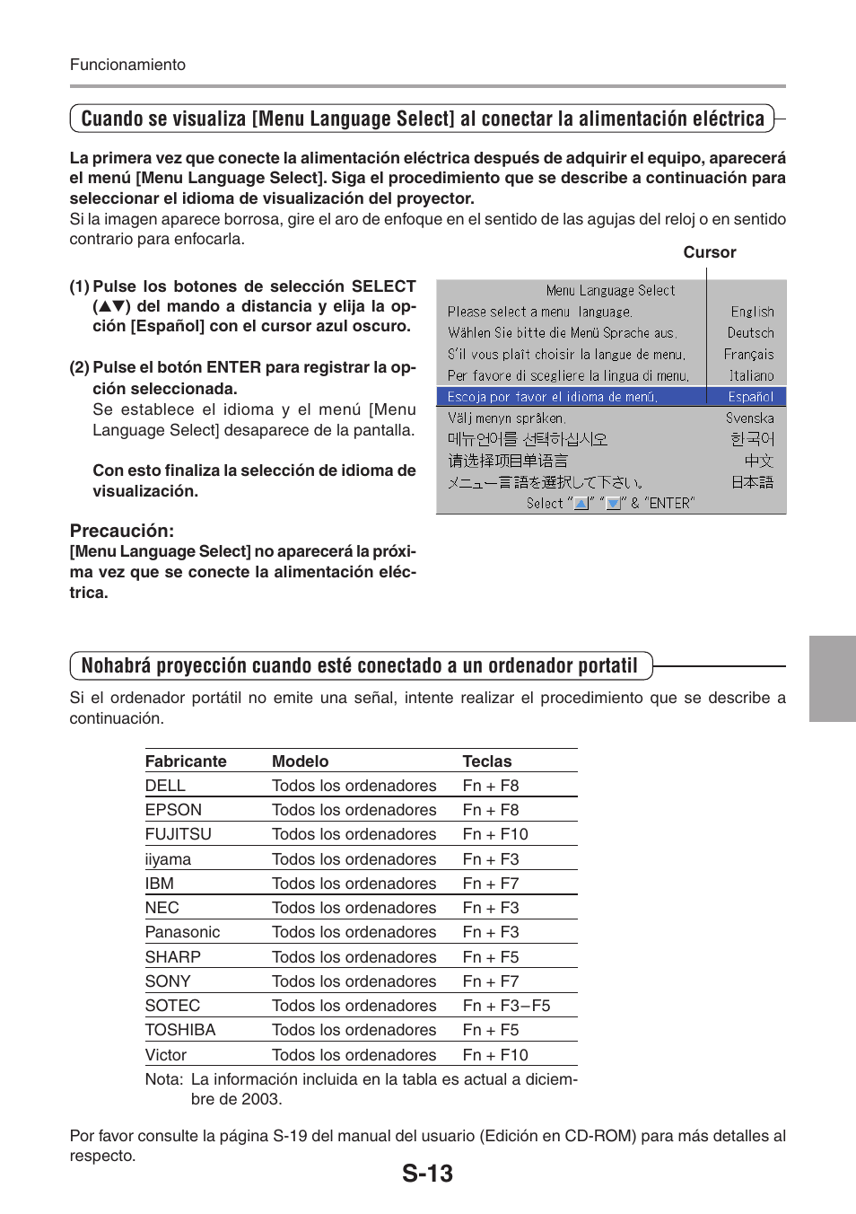 S-13 | 3M PX5 User Manual | Page 89 / 95
