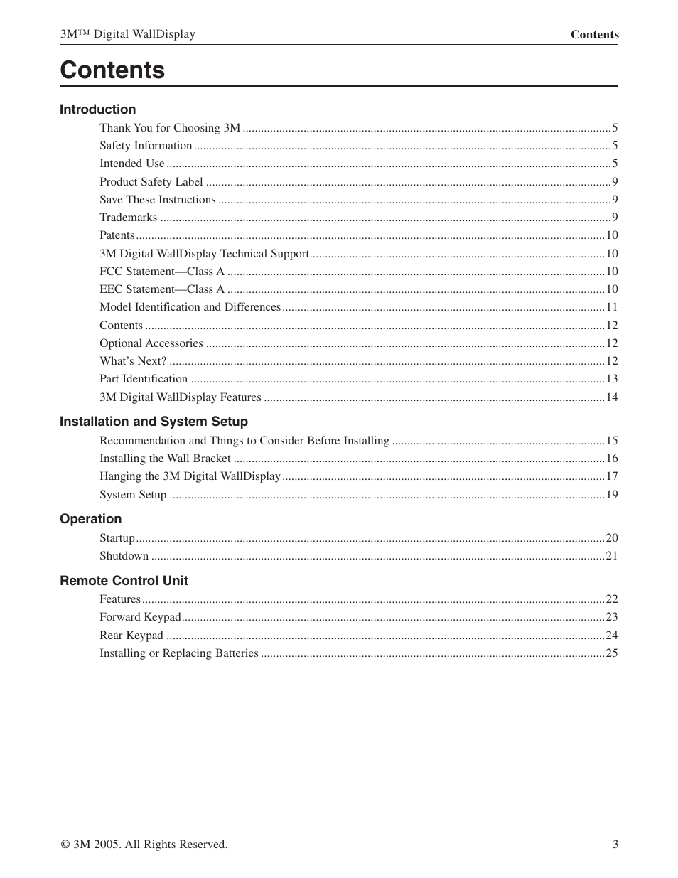 3M 9000PD User Manual | Page 3 / 46