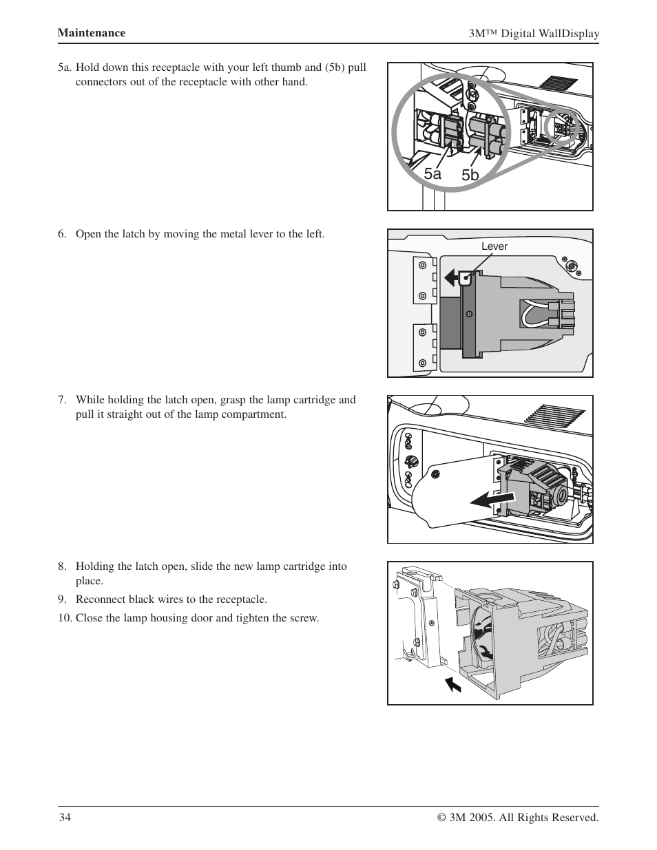 5b 5a | 3M 9000PD User Manual | Page 34 / 46