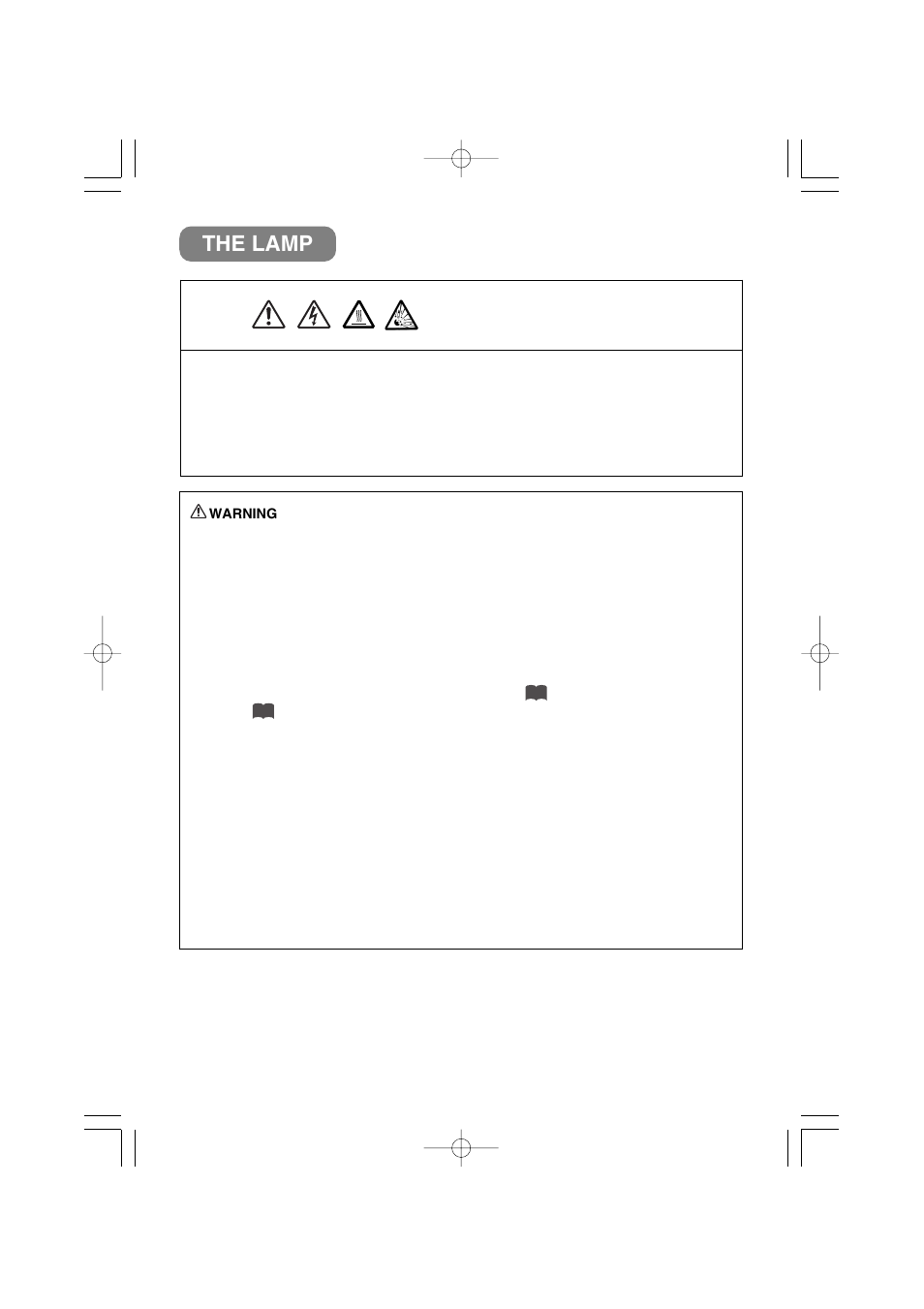 The lamp | 3M MP8790 User Manual | Page 34 / 44