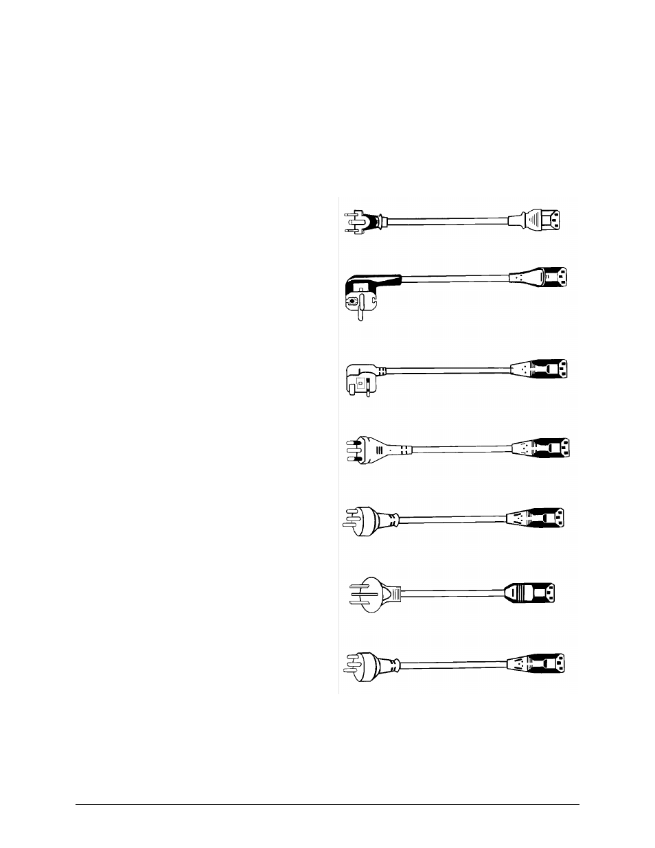 D-3. power cord sets, D-3. p, Ower | 3M MP8610 User Manual | Page 32 / 37