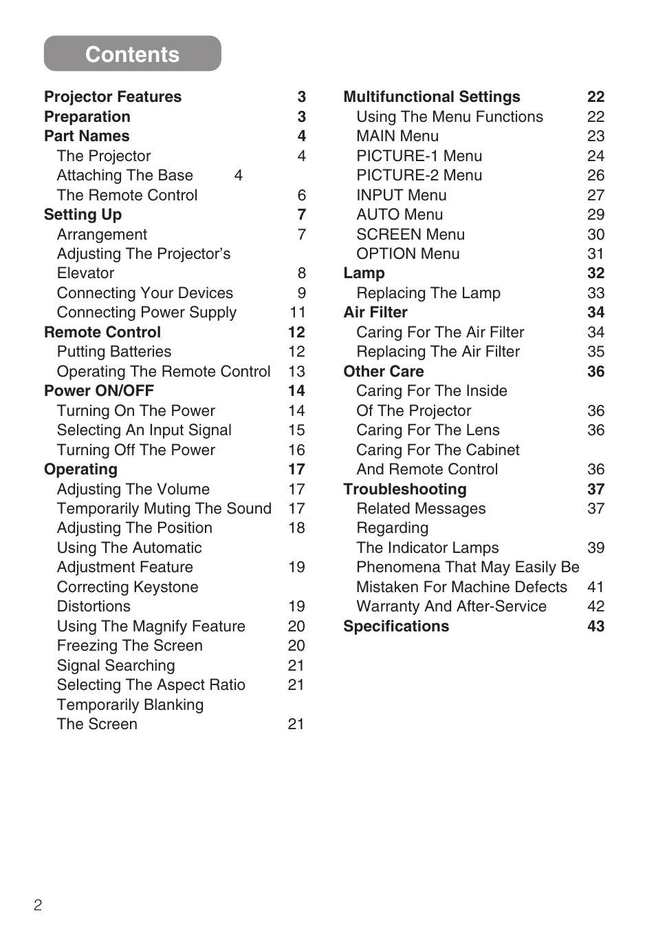 3M S10C User Manual | Page 2 / 45