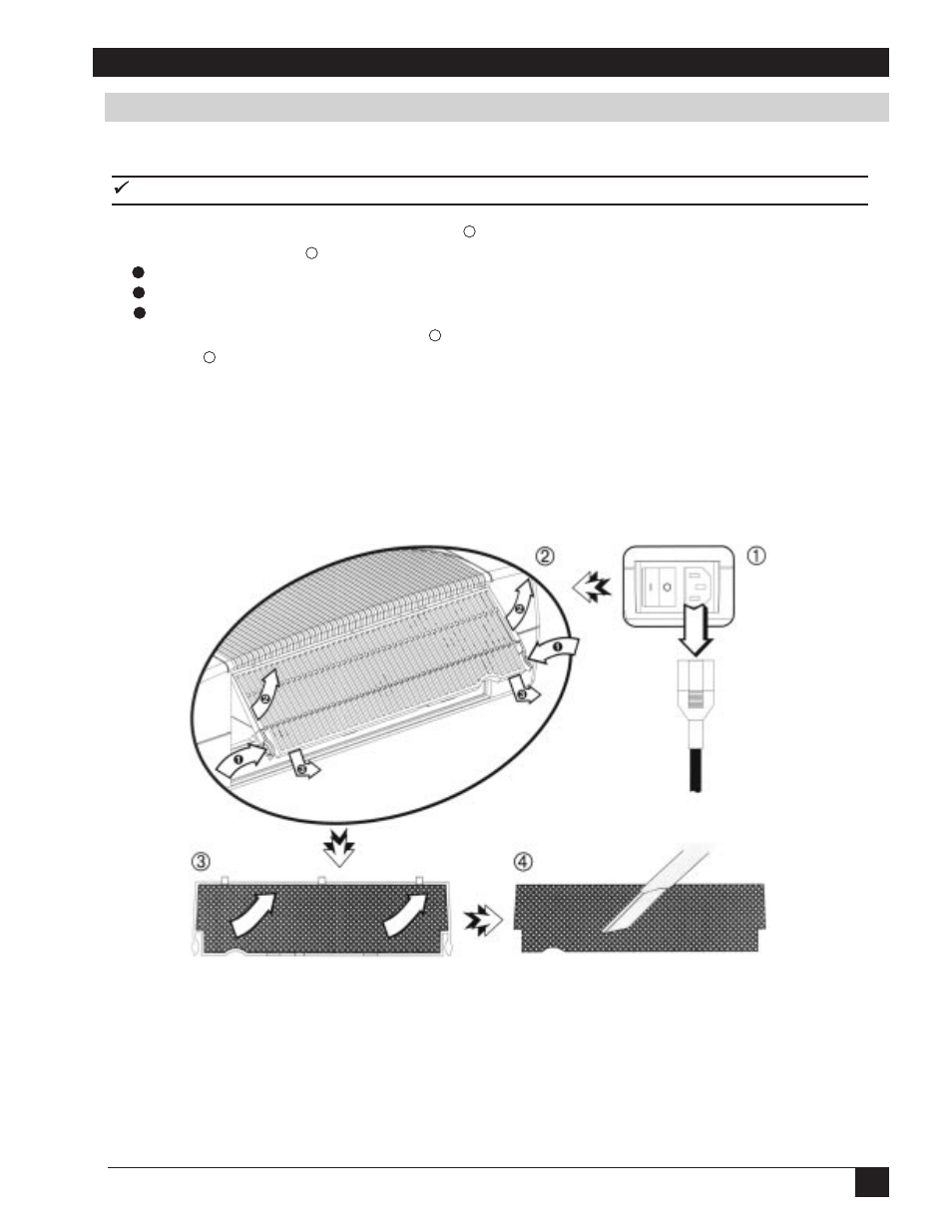 Section 6: maintenance, 1. replacing the air filter | 3M MP7760 User Manual | Page 23 / 36