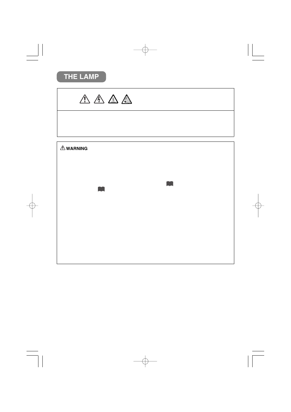 The lamp | 3M MP7640i/MP7740i User Manual | Page 30 / 40