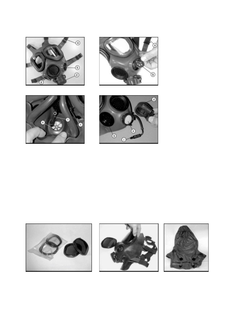 3m™ spare parts (figures 3-6) | 3M FR-M40 User Manual | Page 6 / 22