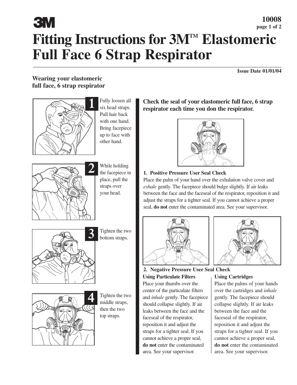 3M 10008 User Manual | 2 pages