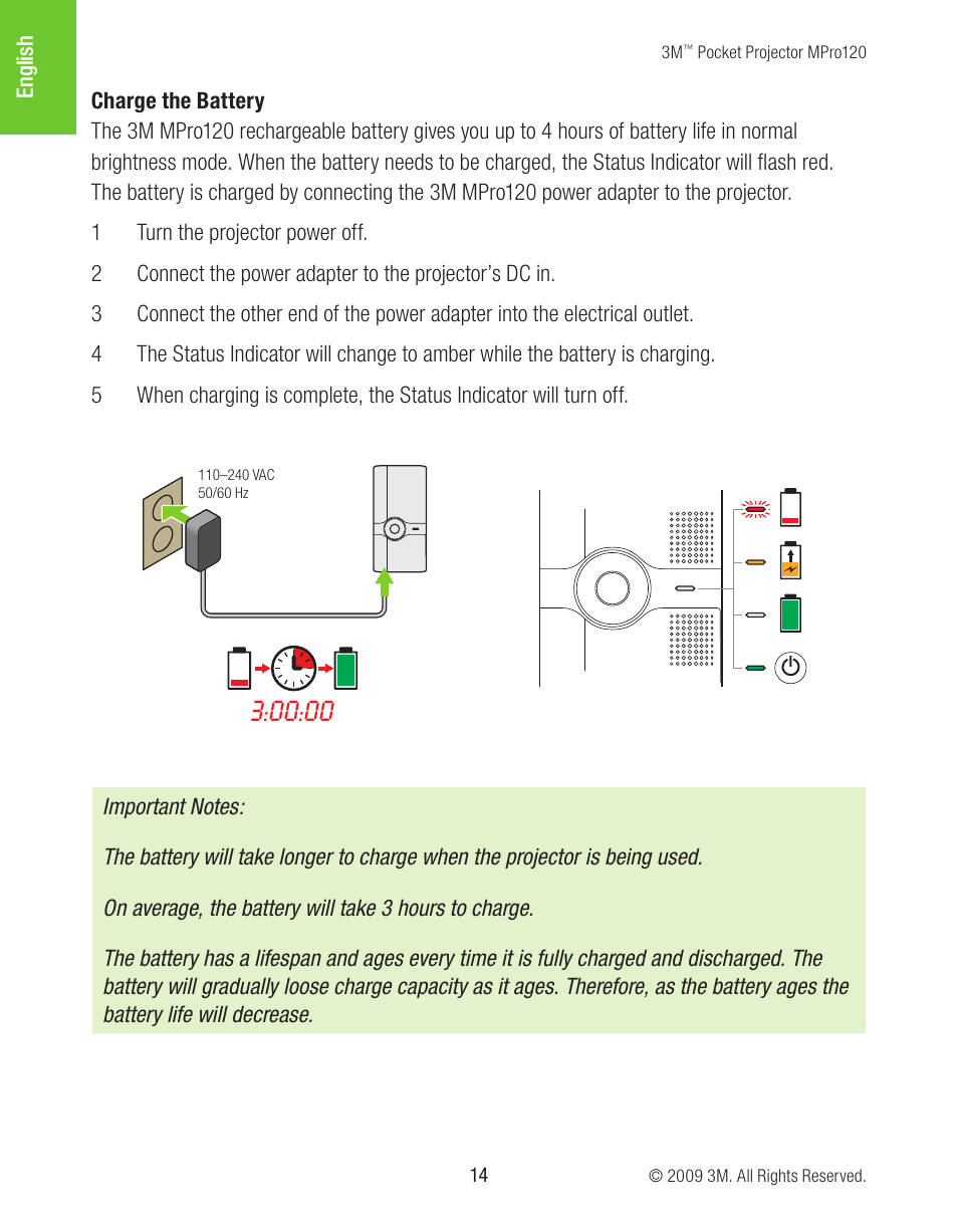 3M MPro120 User Manual | Page 14 / 32