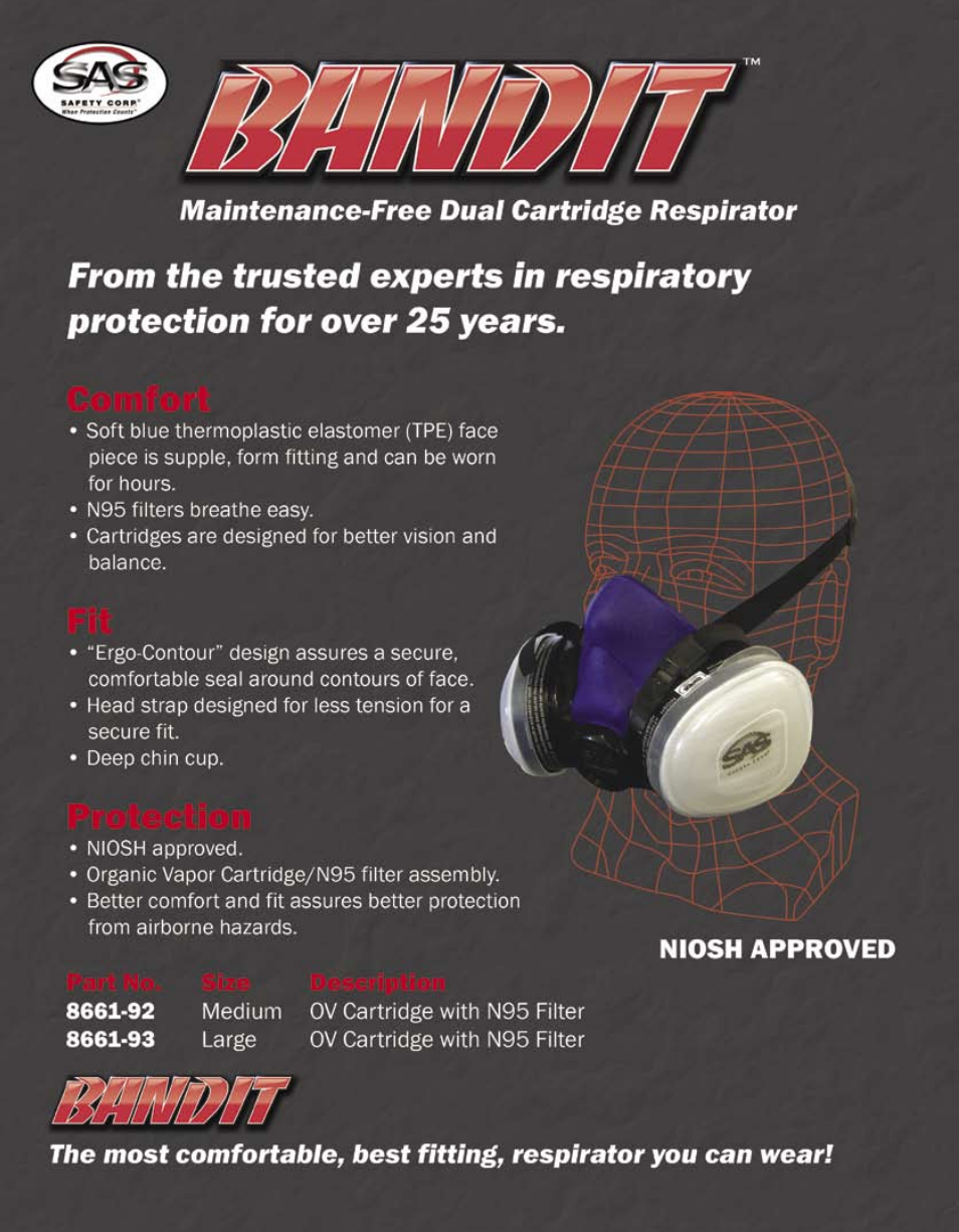 Sas-bandit ad | 3M Gerson -7190 User Manual | Page 2 / 4