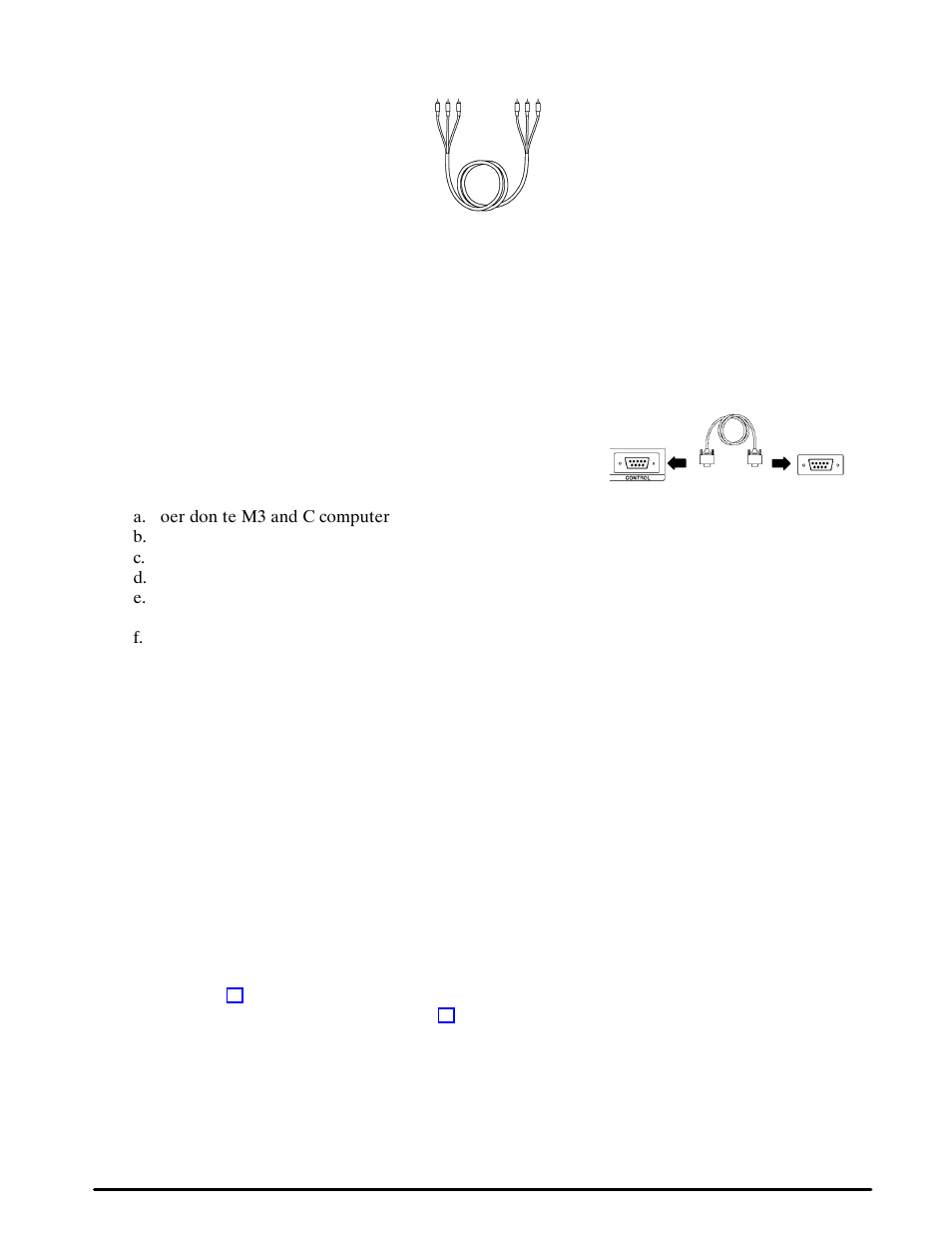 2. projector setup, Rs-232 mouse control connection (ibm compatibles), Distance to viewing screen | 3M MP8030 User Manual | Page 10 / 31