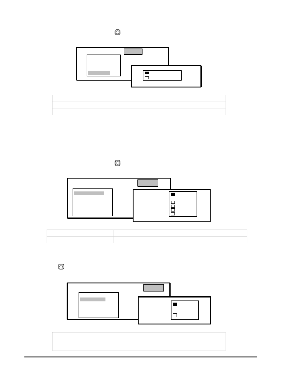 9. options (opt.) menu, 8-5. display startup screen/error message, 9-1. communication speed | 9-2. communication bits | 3M MP8030 User Manual | Page 19 / 31
