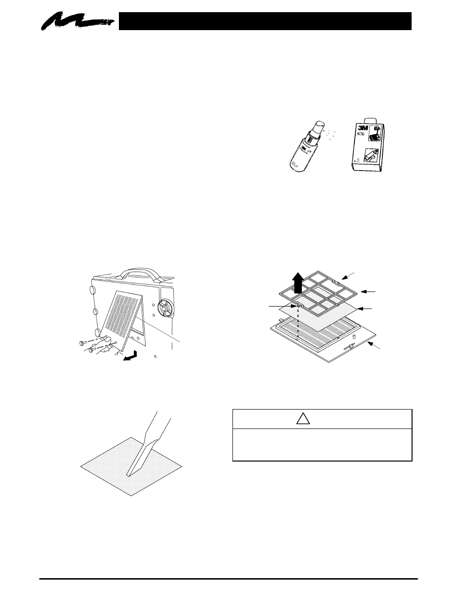 Section 7: maintenance, 1. cleaning, Daily cleaning | Cleaning the projection lens, Cleaning the air filter, Caution | 3M MP8030 User Manual | Page 25 / 31