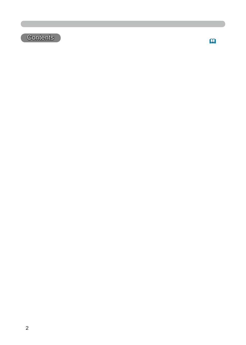 3M Multimedia Projector X62w User Manual | Page 2 / 84