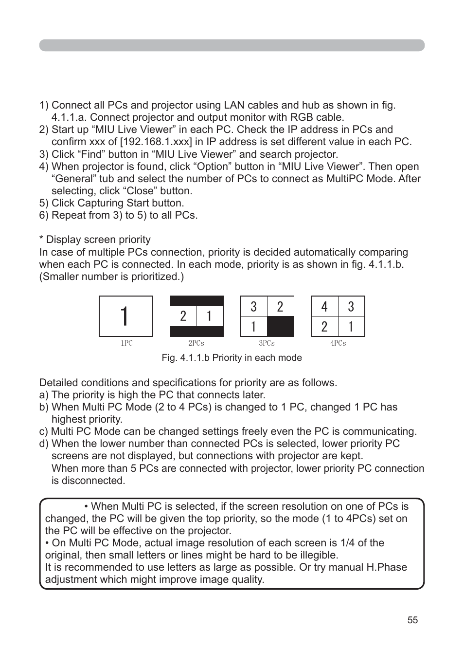 3M Multimedia Projector X62w User Manual | Page 55 / 84