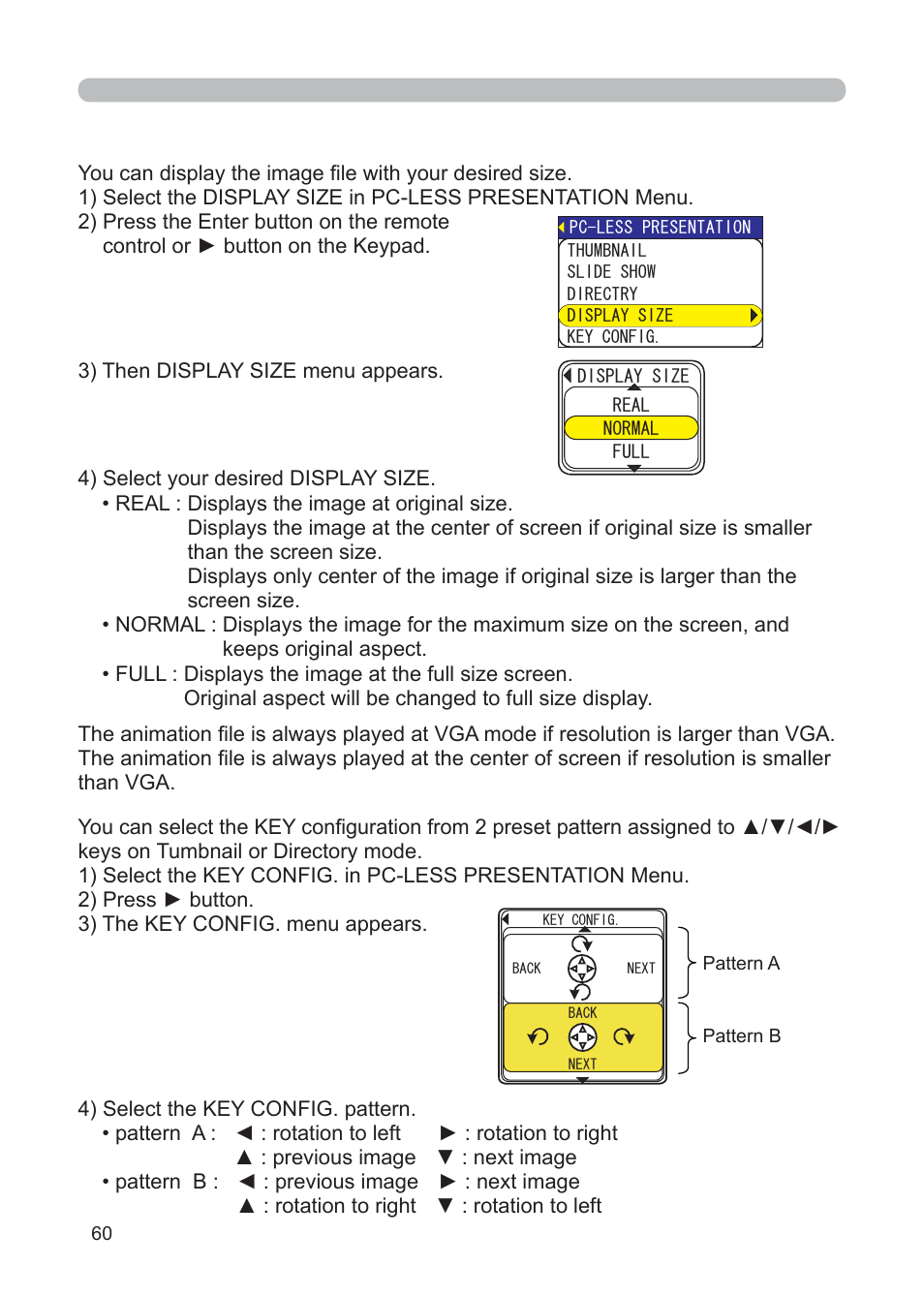 3M Multimedia Projector X62w User Manual | Page 60 / 84