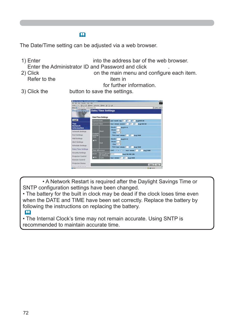 3M Multimedia Projector X62w User Manual | Page 72 / 84
