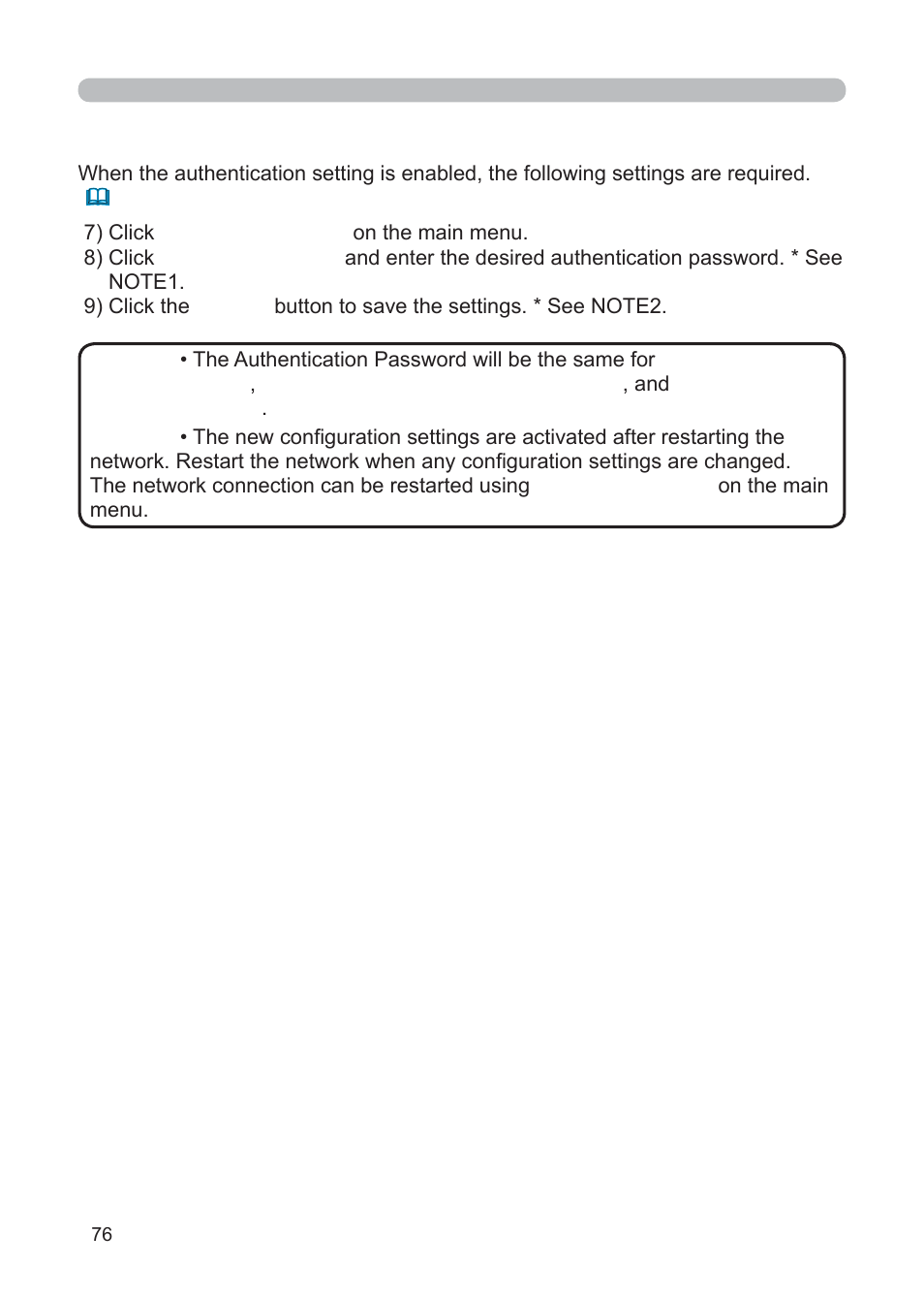 3M Multimedia Projector X62w User Manual | Page 76 / 84