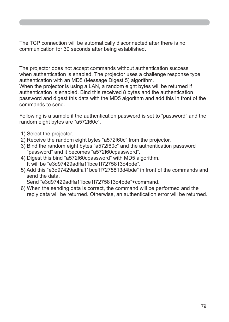 3M Multimedia Projector X62w User Manual | Page 79 / 84