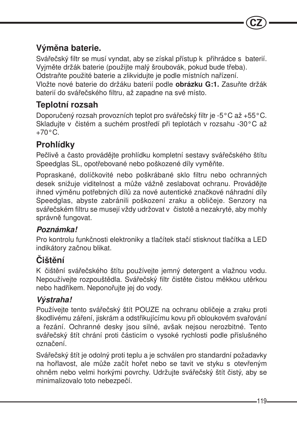3M SPEEDGLAS SL User Manual | Page 119 / 187