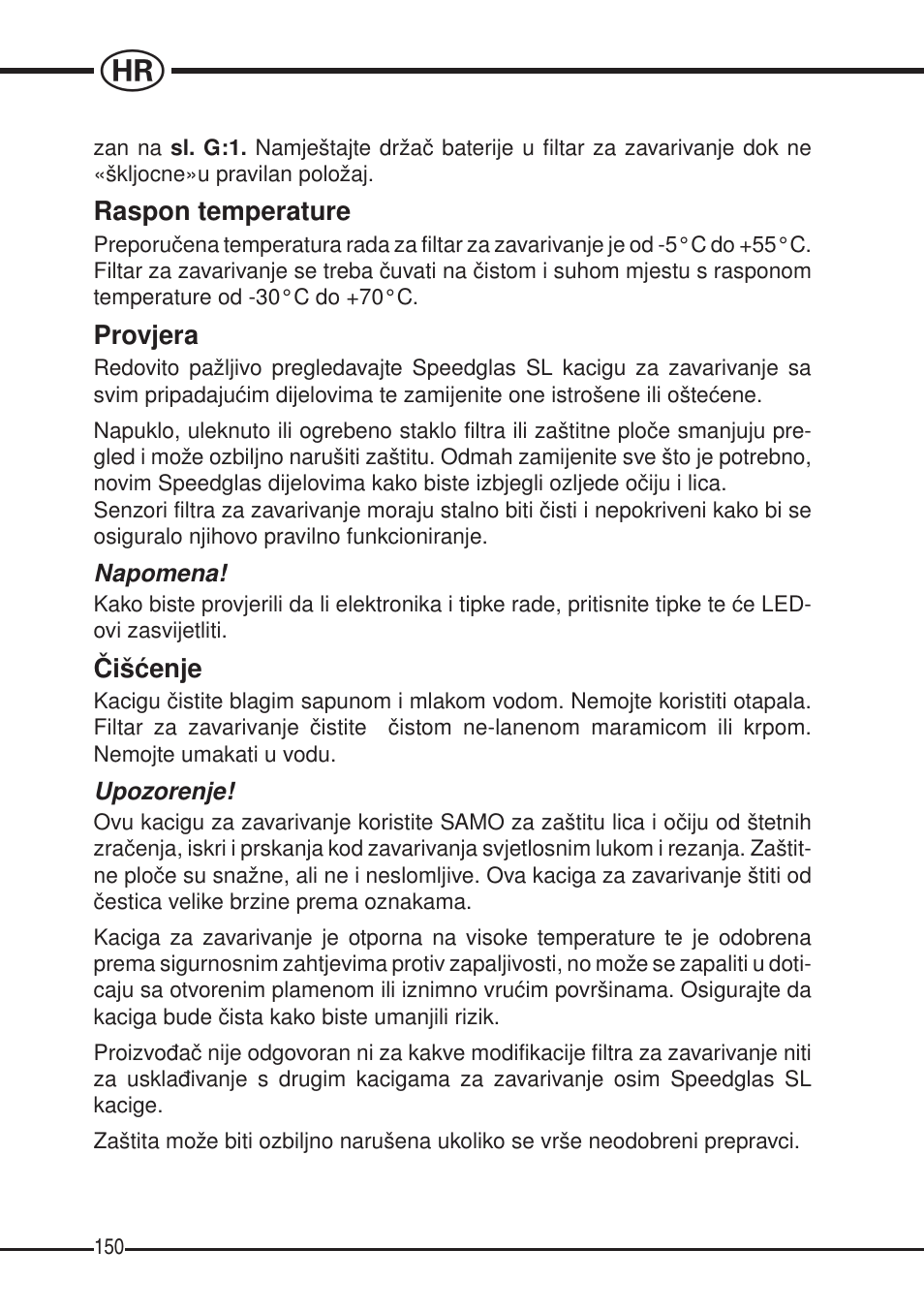 3M SPEEDGLAS SL User Manual | Page 150 / 187