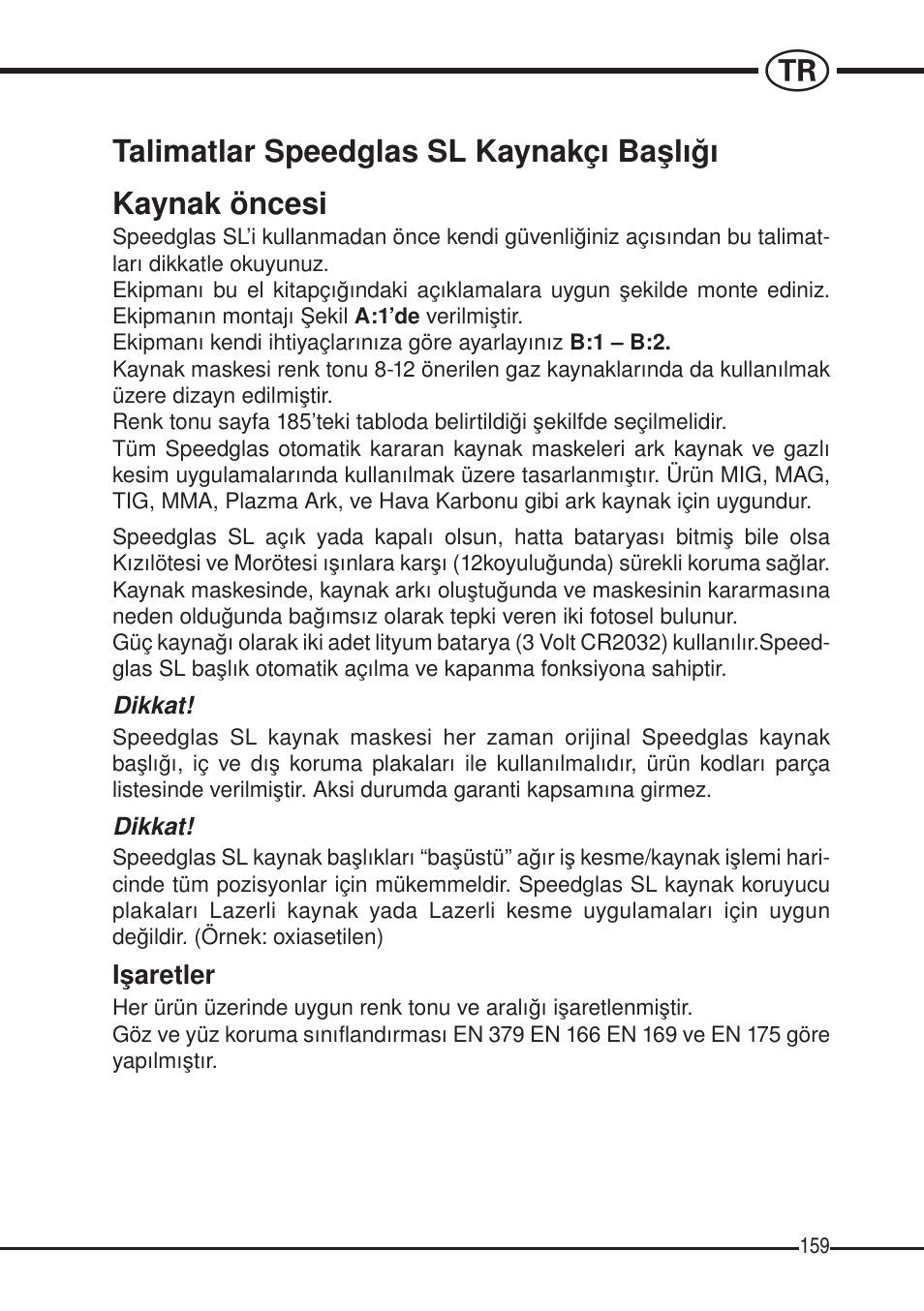 3M SPEEDGLAS SL User Manual | Page 159 / 187