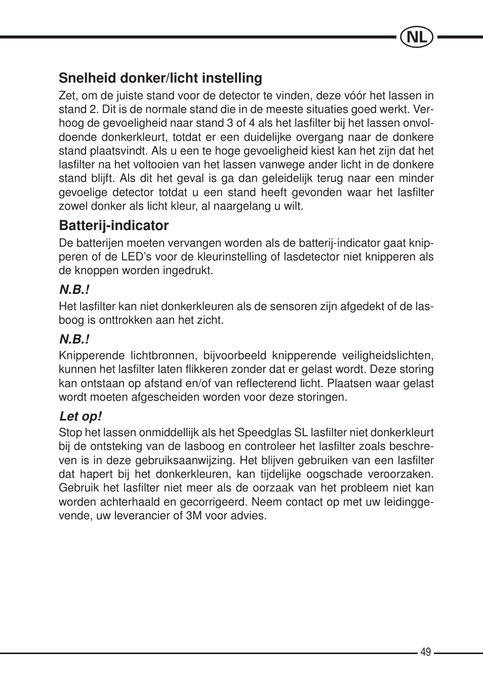3M SPEEDGLAS SL User Manual | Page 49 / 187