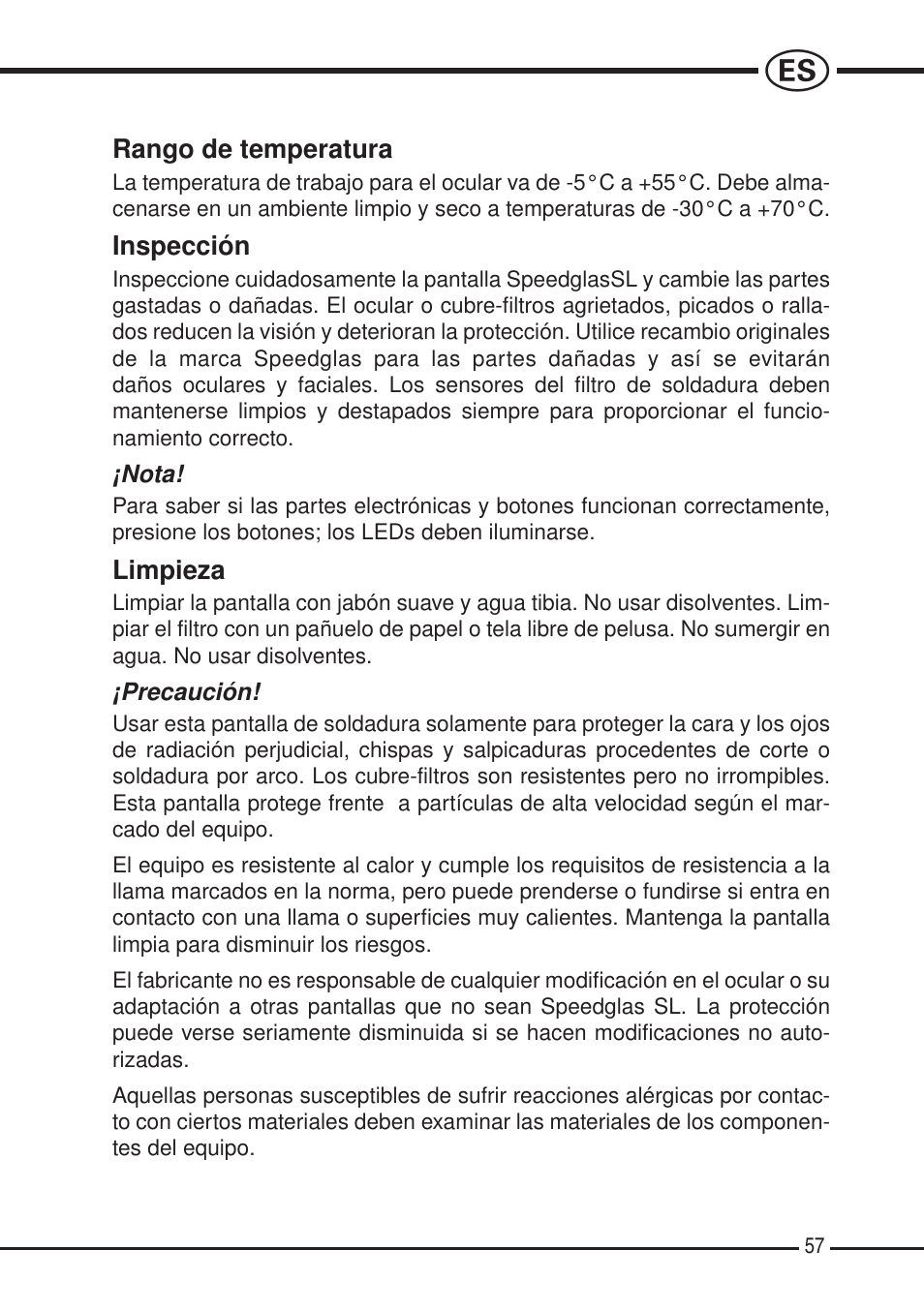 3M SPEEDGLAS SL User Manual | Page 57 / 187