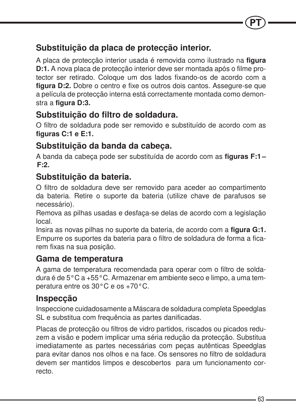3M SPEEDGLAS SL User Manual | Page 63 / 187