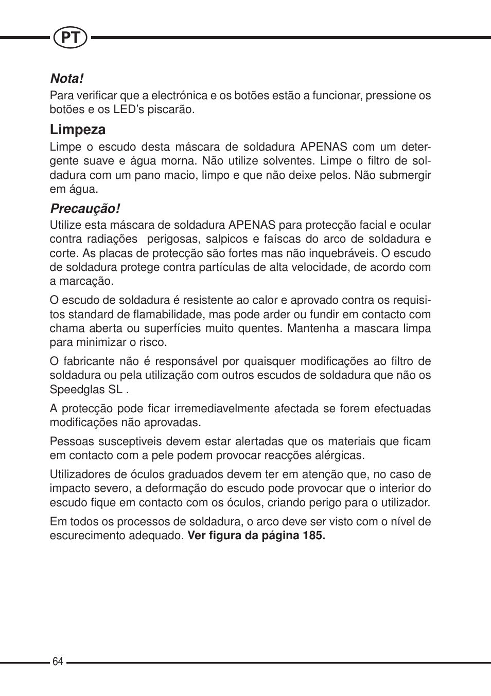 3M SPEEDGLAS SL User Manual | Page 64 / 187
