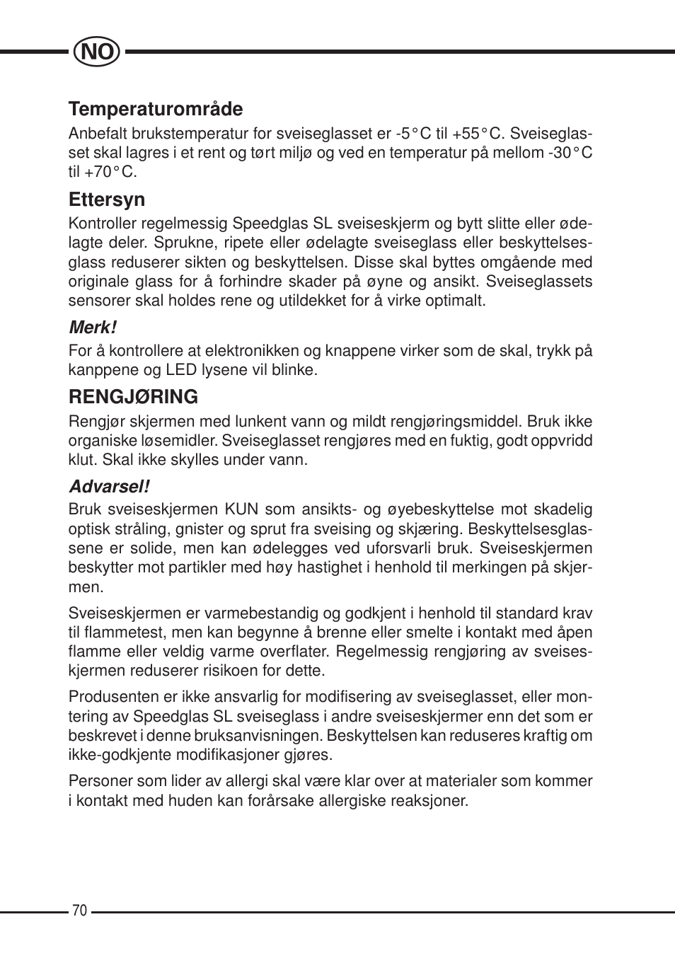 3M SPEEDGLAS SL User Manual | Page 70 / 187